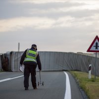 Prevrnuti šleper kod Virovitice
