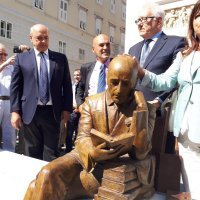 Otvaranje spomenika Gabrielu D'Annunziju u Trstu