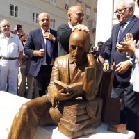 Otvaranje spomenika Gabrielu D'Annunziju u Trstu