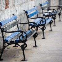 Oslikane klupe u Vranjicu