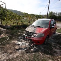 Konjsko: Gorjela tri kamiona, auto i kontejneri