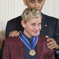Ellen DeGeneres i Barack Obama