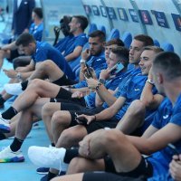 Igrači Atalante na maksimirskom travnjaku