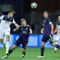 Dinamo - Atalanta, Marten de Roon, Dani Olmo, Arijan Ademi, Remo Freuler