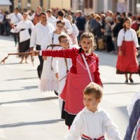 Vinkovci: Svečani mimohod sudionika 54. Vinkovačkih jeseni