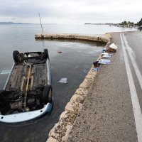 Puntom sletio u more u Zadru