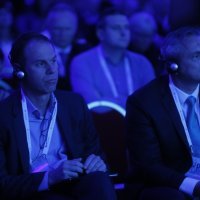 Kostas Nebis, predsjednik Uprave Hrvatskog Telekoma i Jiří Dvorjančanským predsjednik Uprave A1