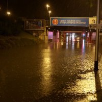 Potopljen podvožnjak u Škorpikovoj