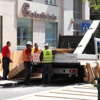 Postavljanje stakla na vilu Ante Vlahovića u Zagrebu