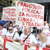 Prosvjed Sindikata pravosudne policije