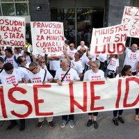 Prosvjed Sindikata pravosudne policije