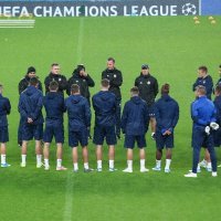 Trening nogometaša Dinama na Etihadu