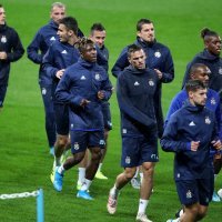 Trening nogometaša Dinama na Etihadu