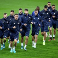 Trening nogometaša Dinama na Etihadu