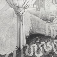 Stay Beautiful, 2014 - 2019, olovka na papiru, 114 x 263 cm