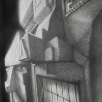 L'indigene, 2019, mine de plomb sur papier, 200 x 152 cm copy 2