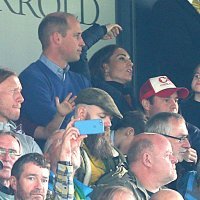 Kraljevska obitelj na utakmici