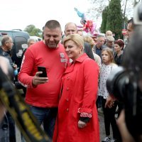 Kolinda Grabar Kitarović posjetila je manifestaciju Bela nedeja u Kastvu