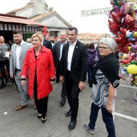 Kolinda Grabar Kitarović posjetila je manifestaciju Bela nedeja u Kastvu