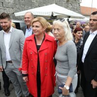 Kolinda Grabar Kitarović posjetila je manifestaciju Bela nedeja u Kastvu