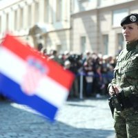 Zagreb: Velika smjena straže Počasno-zaštitne bojne na Markovom trgu