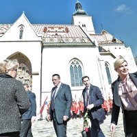Zagreb: Velika smjena straže Počasno-zaštitne bojne na Markovom trgu