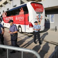 Trening hrvatske nogometne reprezentacije u Omišu dva dana prije utakmice