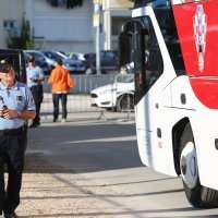 Trening hrvatske nogometne reprezentacije u Omišu dva dana prije utakmice