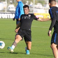 Trening hrvatske nogometne reprezentacije u Omišu dva dana prije utakmice