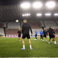 Trening hrvatske nogometne reprezentacije na Poljudu