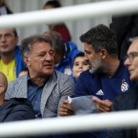 Zdravko (lijjevo) i Zoran Mamić na utakmici Žepče - Dinamo