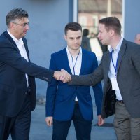 Osijek: Andrej Plenković sudjelovao je u programu Nacionalnog dana Mladeži HDZ-a