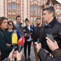 Predsjednički kandidat Zoran Milanović posjetio je Čakovec i družio se s građanima