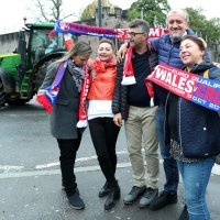 Cardiff: Okupljanje navijača u središtu grada uoči utakmice između Walesa i Hrvatske