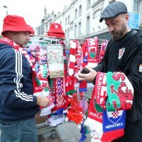 Cardiff: Okupljanje navijača u središtu grada uoči utakmice između Walesa i Hrvatske