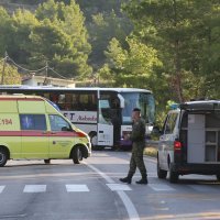 Sudar vojnog autobusa