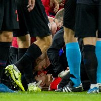 Daniel James leži na travnjaku