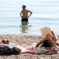 Listopadsko kupanje u Splitu