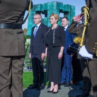 Kolinda Grabar Kitarović na obilježavanju pogibije general bojnika Blage Zadre