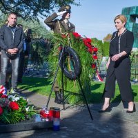 Kolinda Grabar Kitarović na obilježavanju pogibije general bojnika Blage Zadre