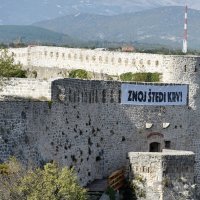 Dolazak novih vođa Hrvatske vojske na Kninsku tvrđavu