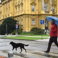 Kišno jutro u Zagrebu