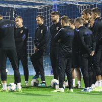 Trening hrvatske nogometne reprezentacije u Zagrebu