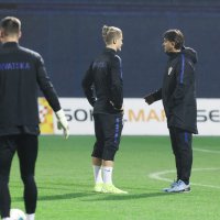 Trening hrvatske nogometne reprezentacije u Zagrebu