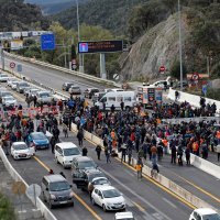 Prosvjed na granici Španjolske i Francuske