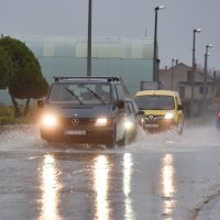 Poplavljene prometnice u Šibeniku