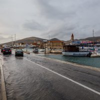 Potpljena riva u Trogiru