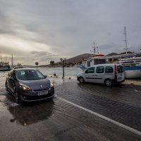 Potpljena riva u Trogiru