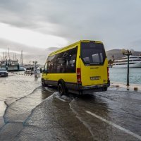 Potpljena riva u Trogiru