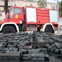 Poplavljeni Podrumi Dioklecijanove palače u Splitu